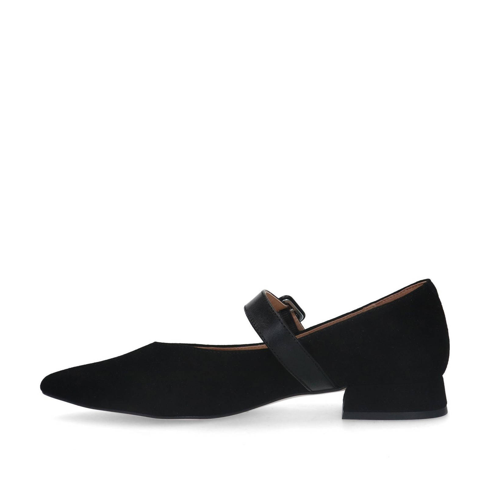 Manfield suède loafers zwart