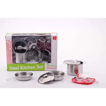 Johntoy Home and Kitchen Stahltopfset 8 teilig