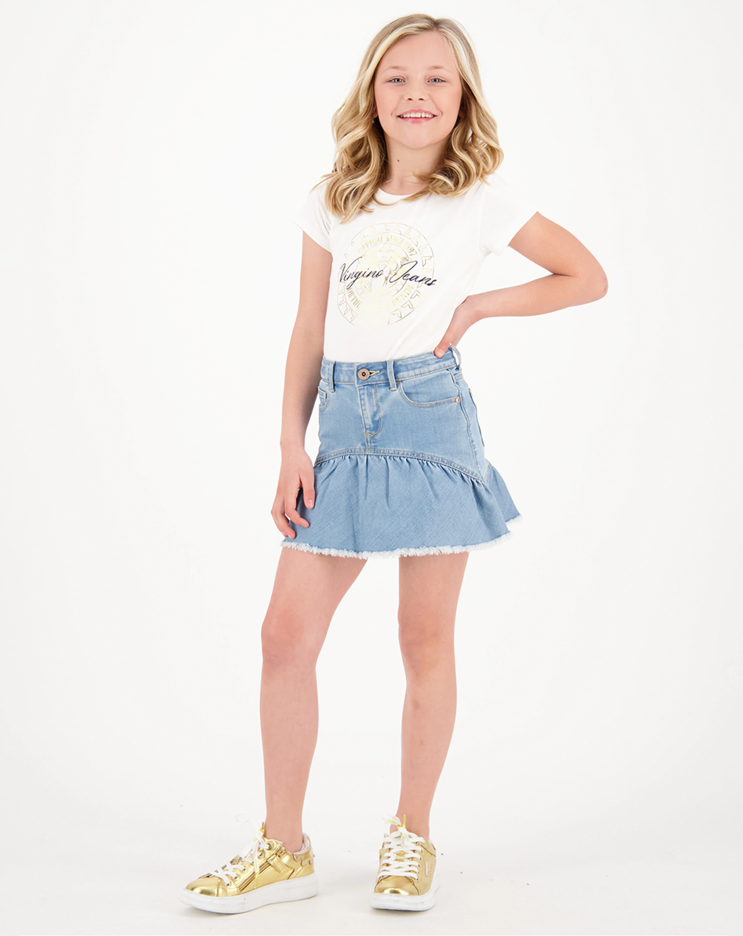 Jeansrock DAGMAR in light indigo