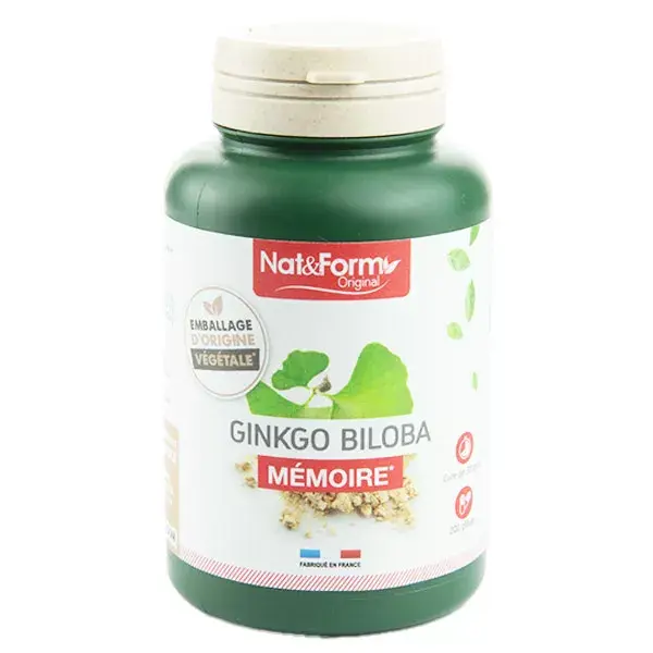 Nat & Form Ginkgo Biloba Original 200 cápsulas