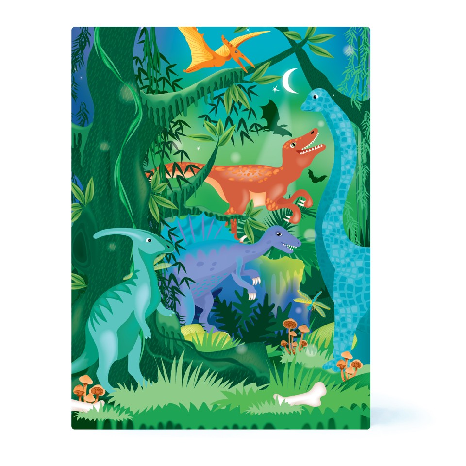 BOX CANDIY - Watercolor Art - Totally Dinosaurs - (BC-1929)