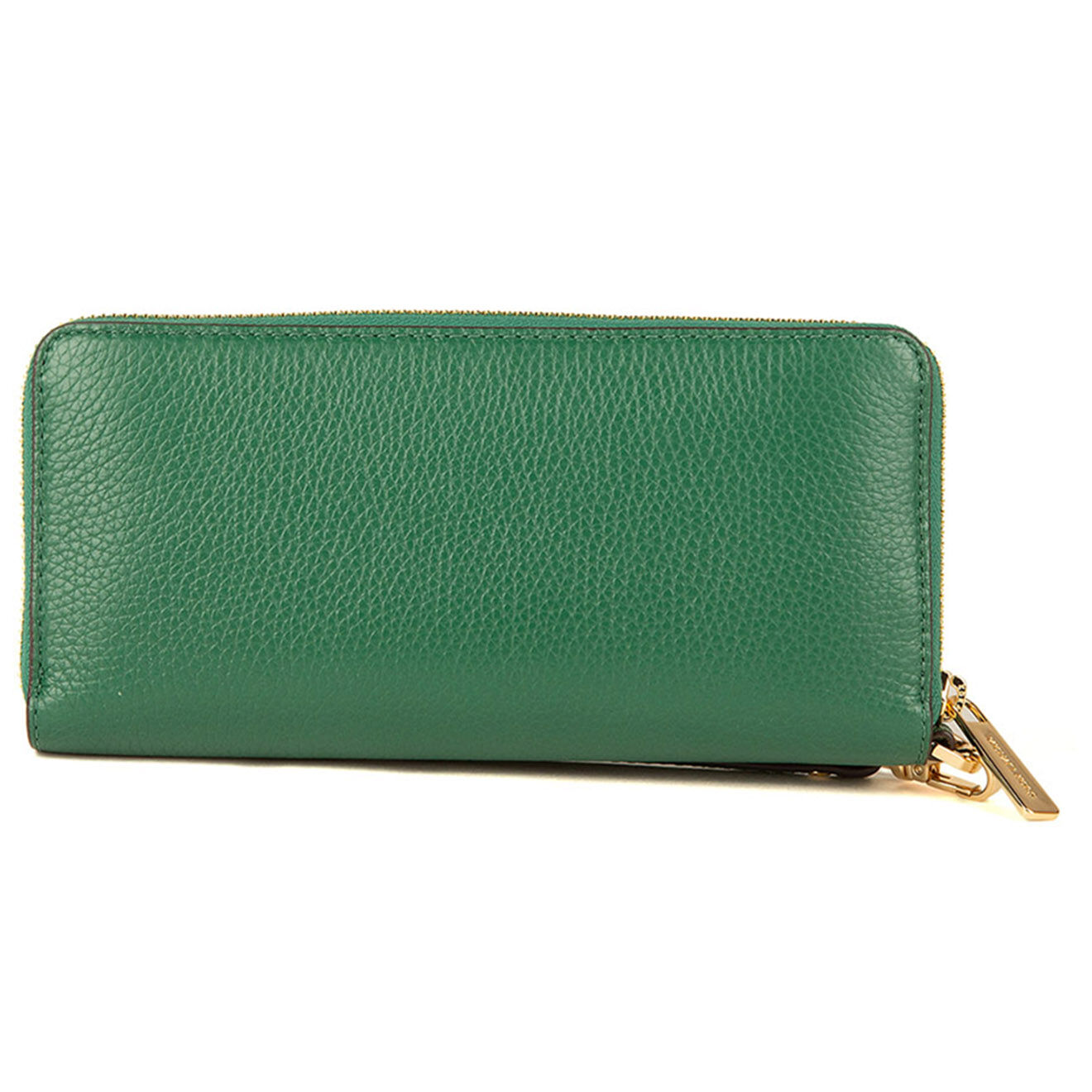 Michael Kors Portefeuille en Cuir continental Jet Set Travel vert - 21x10 cm
