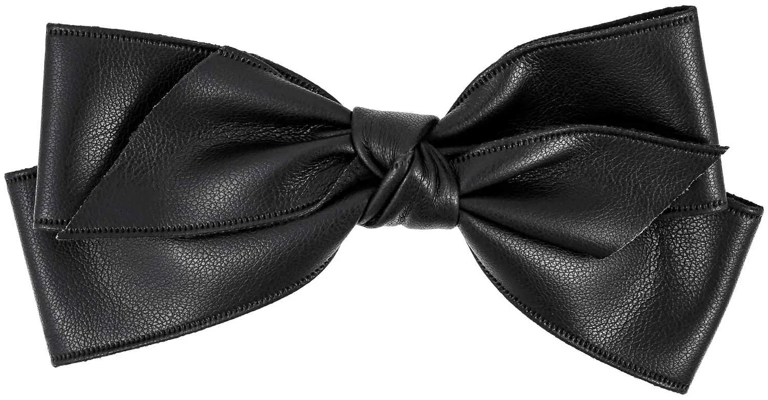 Haarspange - Black Leather