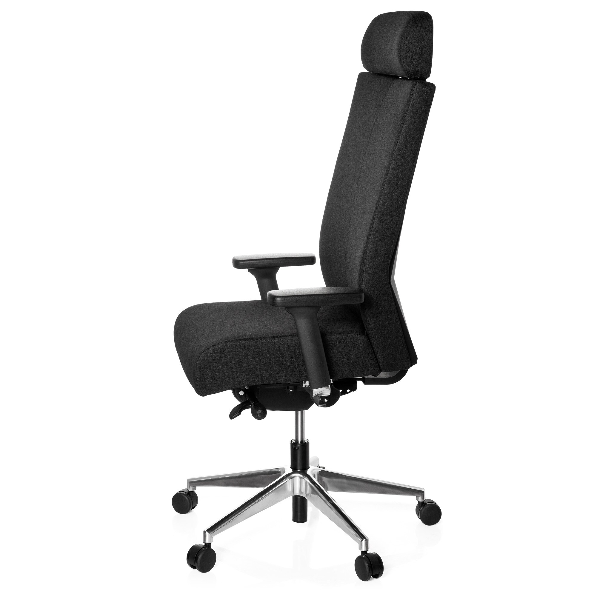 Profi Bürostuhl PRO-TEC XXL Stoff mit Armlehnen (höhenverstellbar) hjh OFFICE