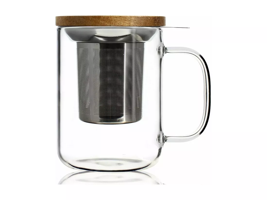 Ogo Living - Tisaniere Gustave En Verre Borosilicate 450 Ml Ogo