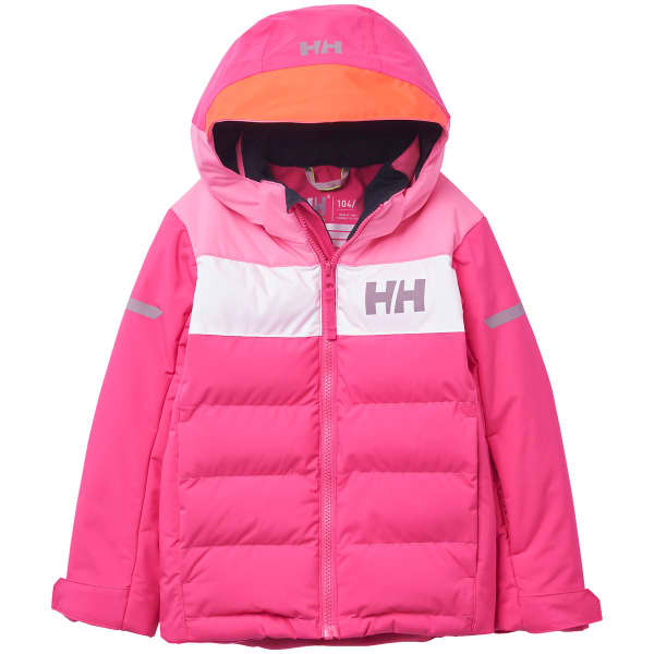 Veste de ski HELLY HANSEN K VERTICAL INS JACKET DRAGON FRUIT