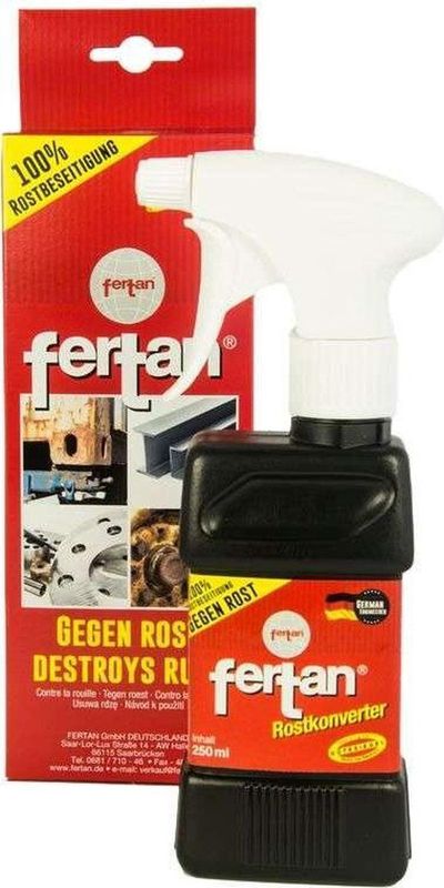 FERTAN - Roest Reducerend Product - Bruinzwart - Chemische Ontbinding