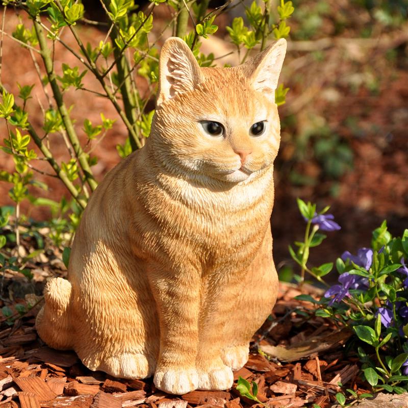 Dazikemo Gartenfigur Dekofigur Katze 29cm
