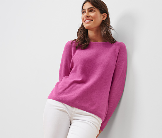 Strickpullover, pink