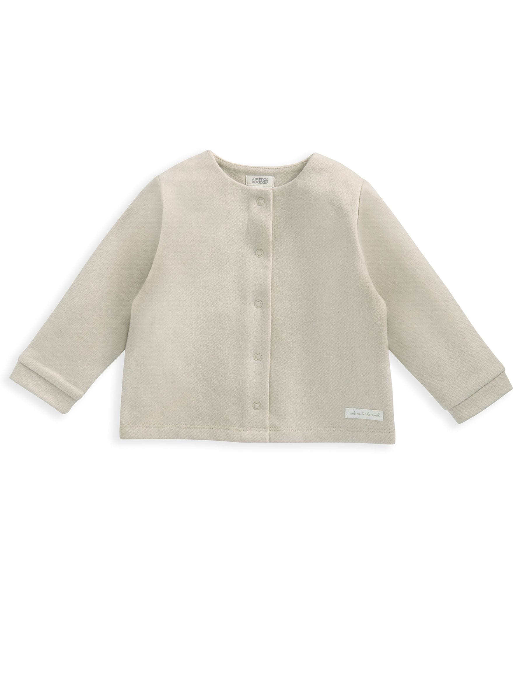 Bruin - Mamas & Papas 100% katoenen eendje set van bruine jerseyjas met rompertje en legging