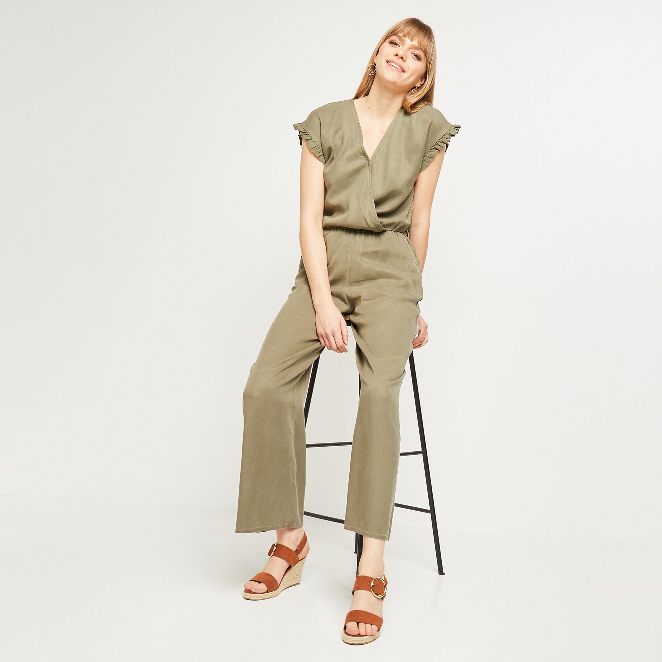 Combinaison longue femme - KAKI
