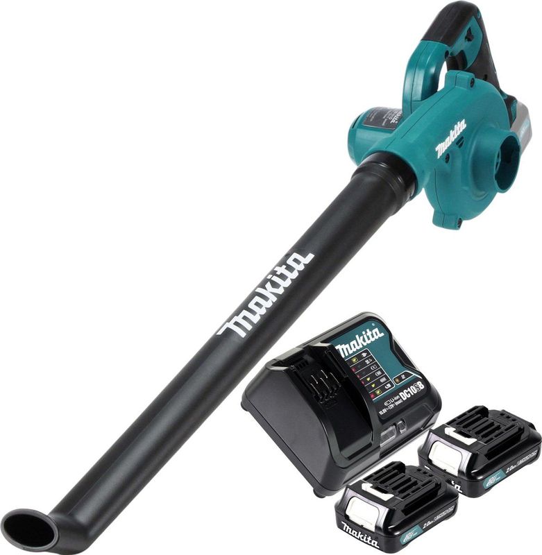 Makita UB101D - Accu Blazer - 12 V max - Inclusief 2x Accu 2.0 Ah en Lader