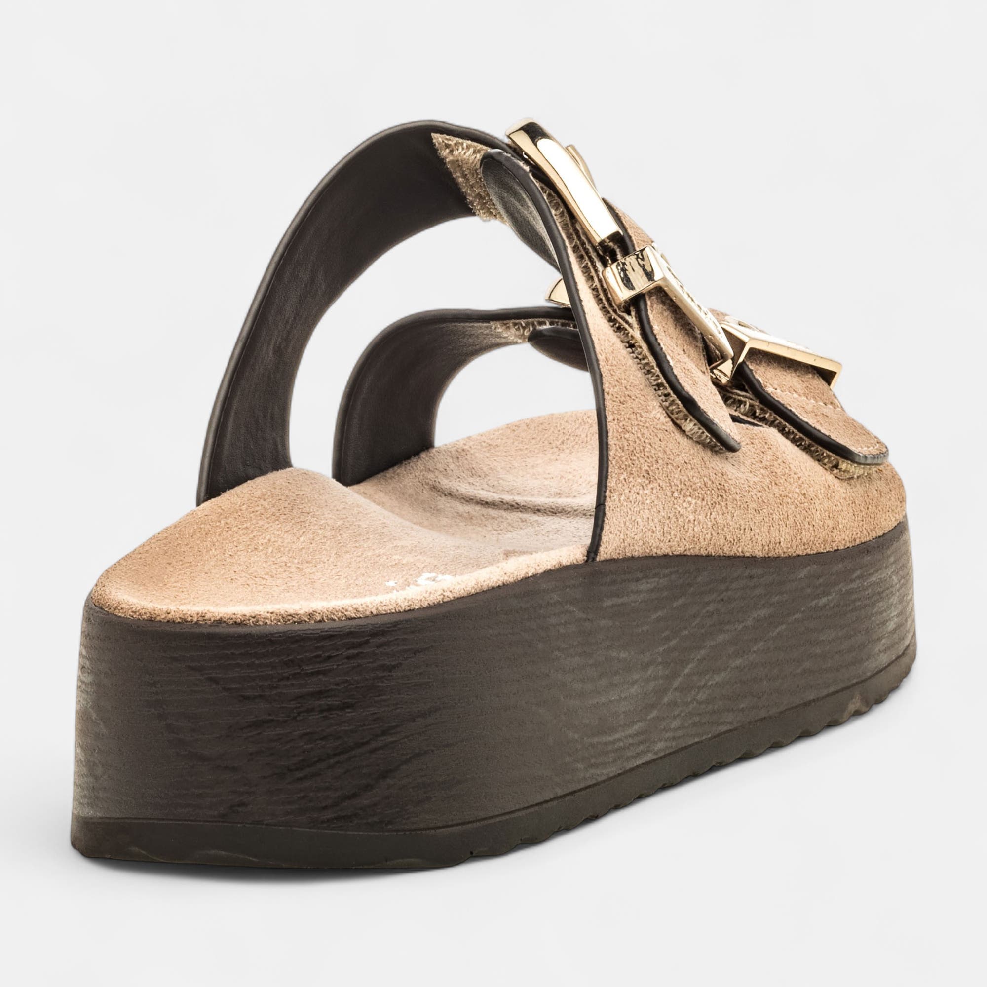 Mules Femme taupe