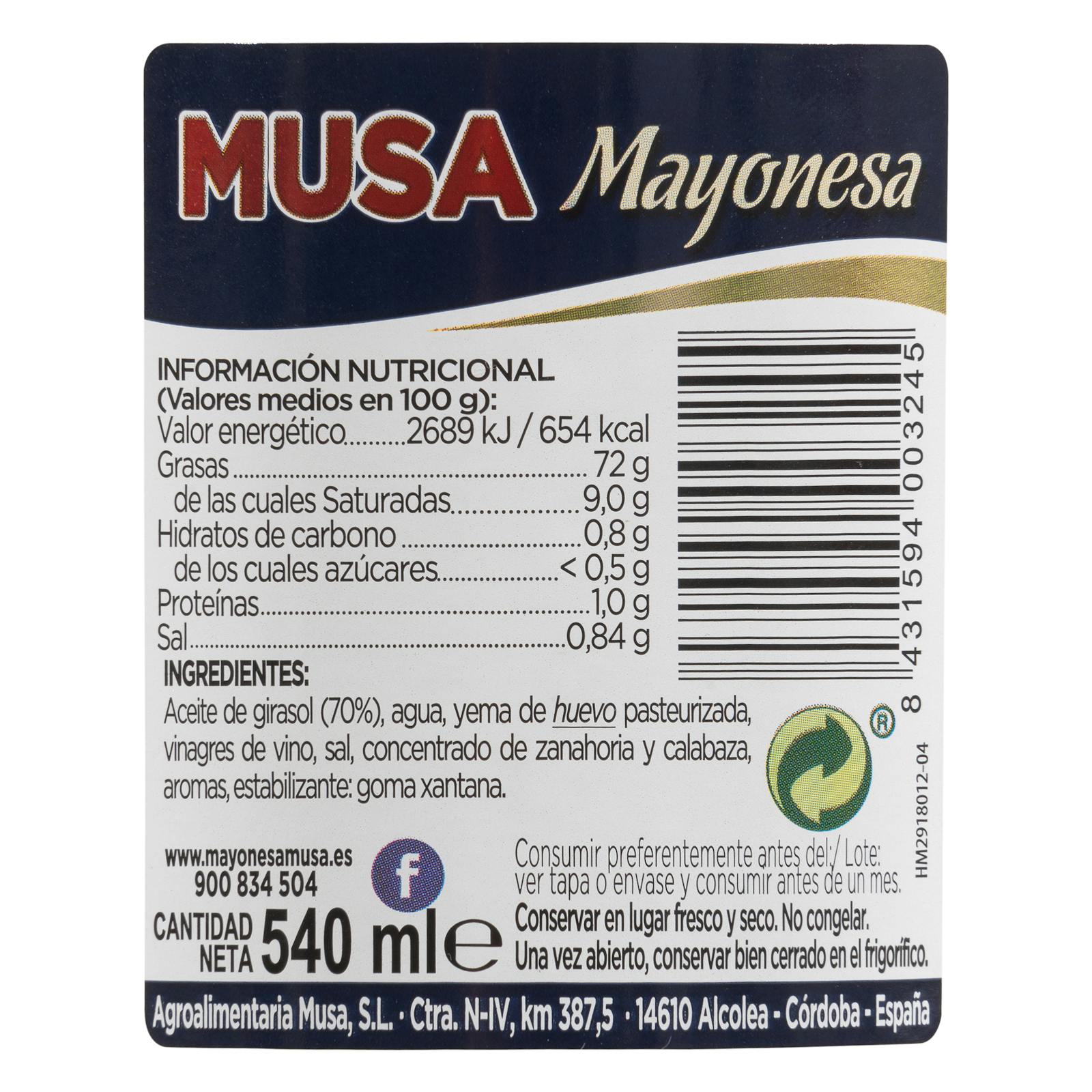 Mayonnaise Musa