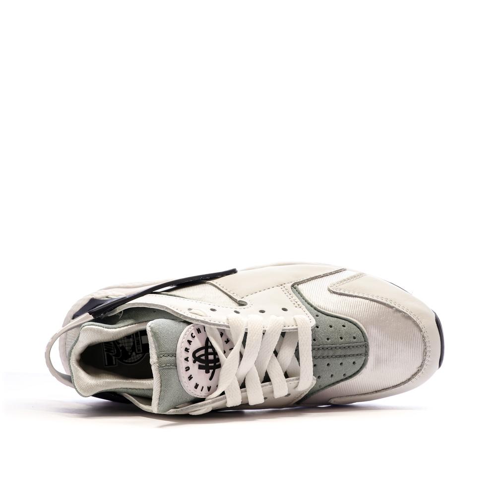 Nike Baskets Blanches/Noires Femme Nike Huarache