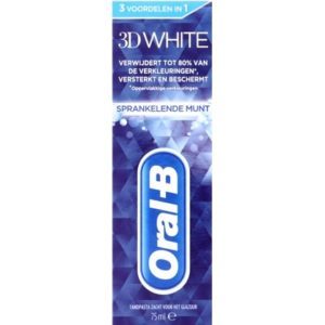 Oral-B Tandpasta 3D White Sparkling Mint 75 ML