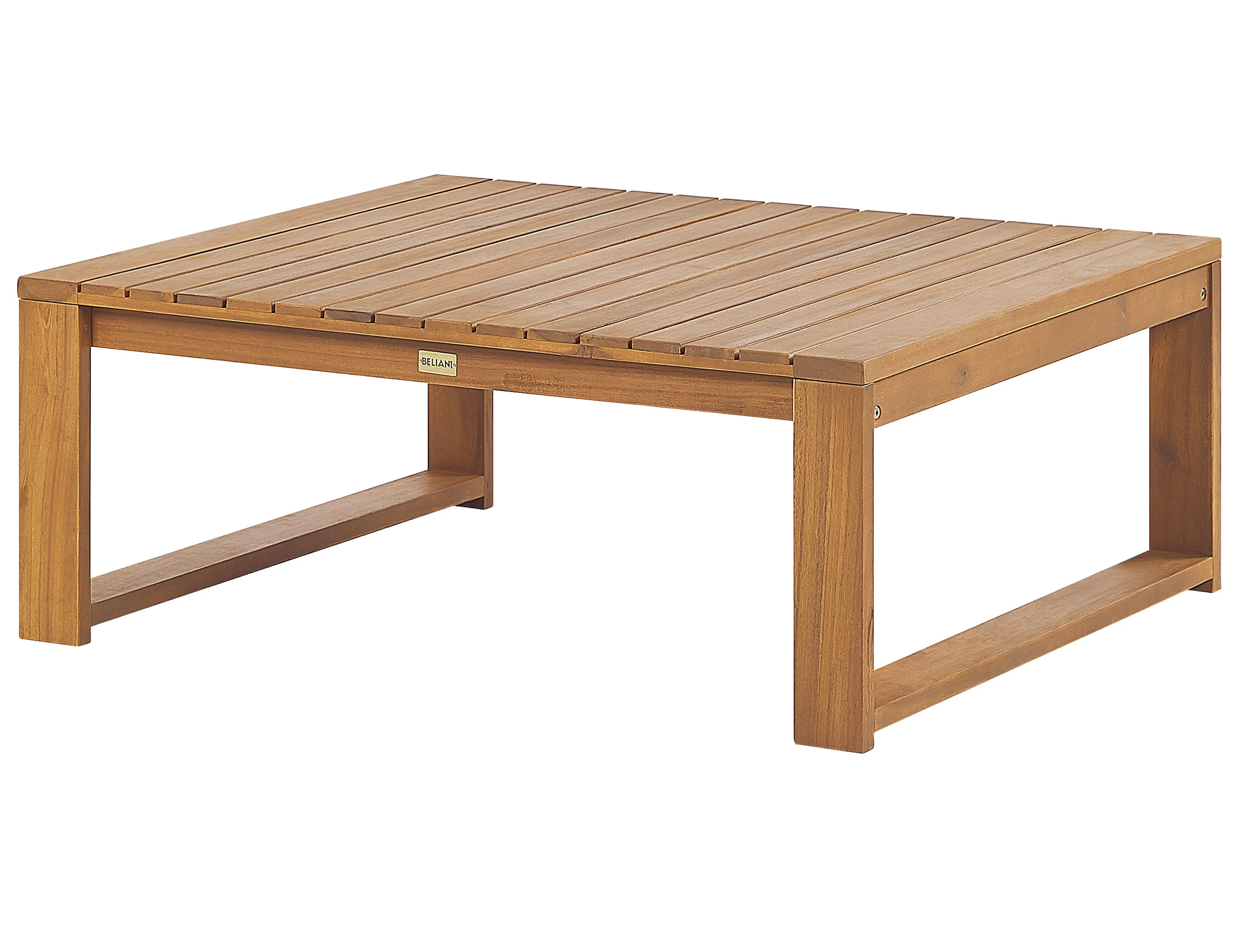 Loungeset met tafel 5-zits TIMOR modulair Gecertificeerd acaciahout Lichtbruin