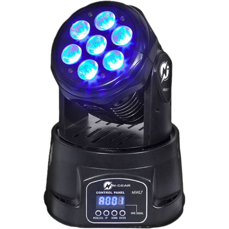 N-Gear MOVE WASH LIGHT 7 LED moving head