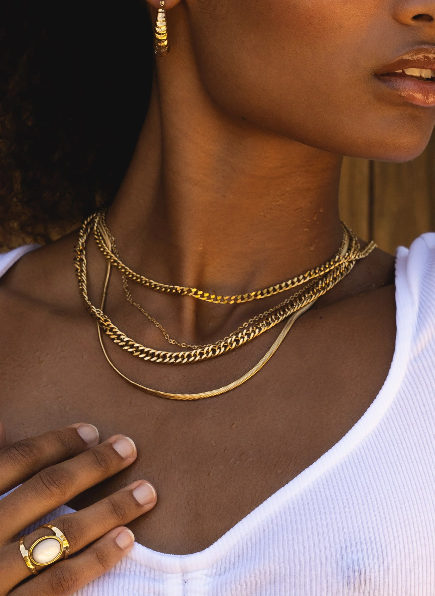 CARINA - Bracelet chaîne carina | Doré