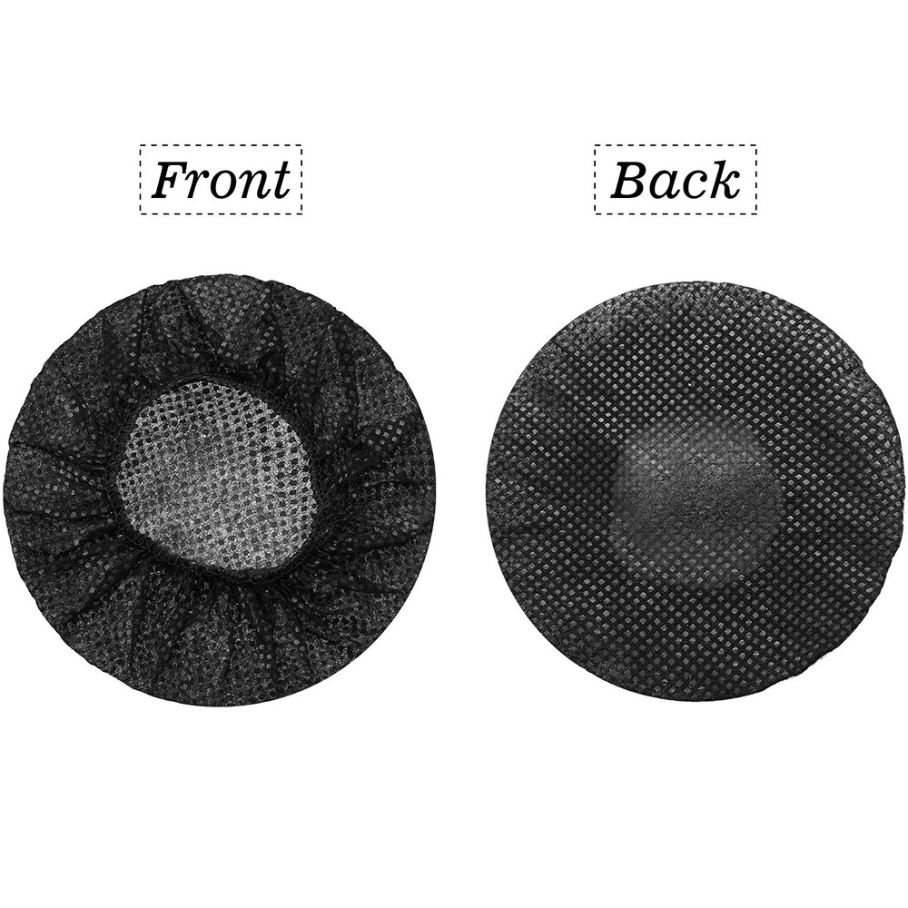 (100er Set) Ø10cm Einweg Kopfhörer Hygiene Pads Ohrpolster Überzieher