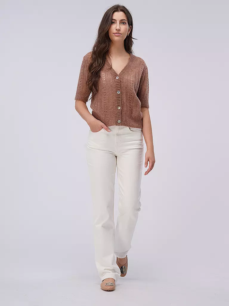 OFFICINE GENERALE Cardigan AGLAE  hellbraun