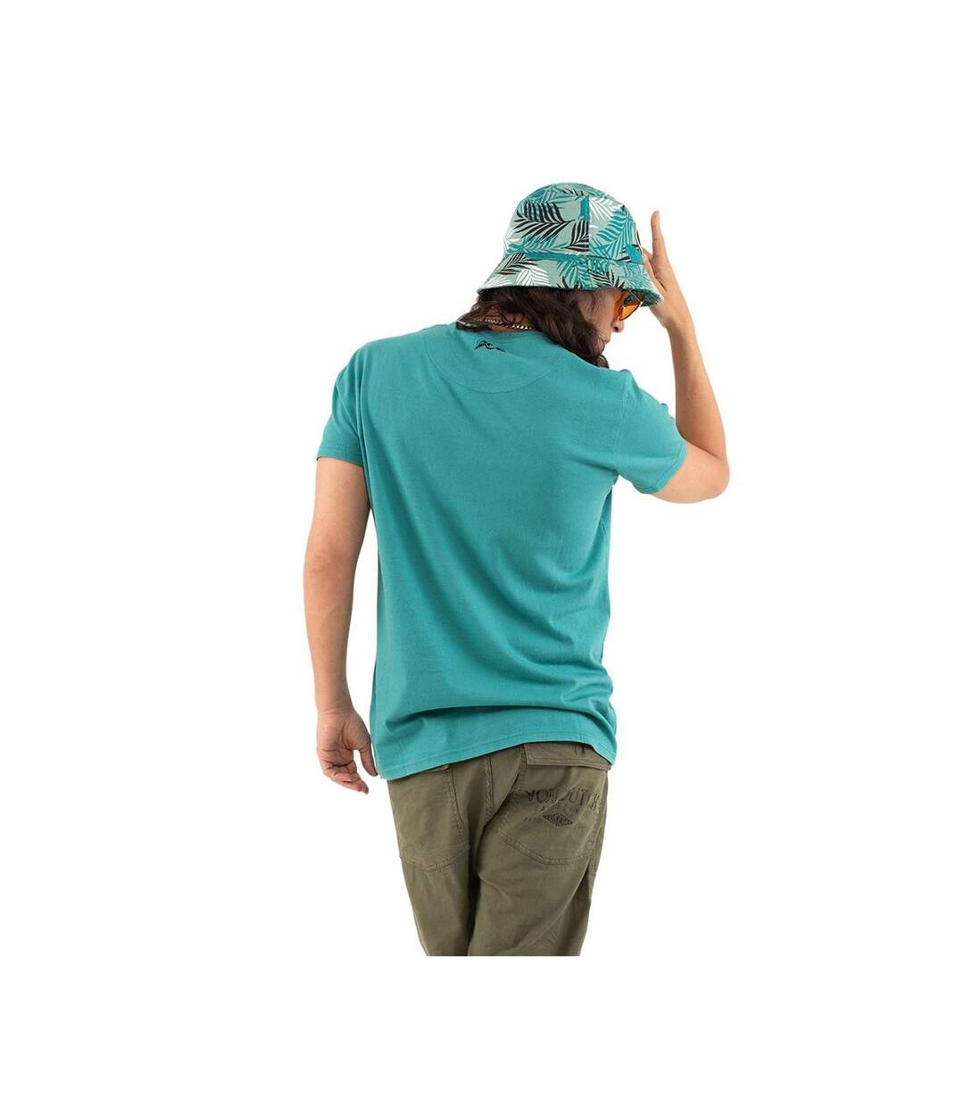 T-shirt col rond regular fit homme en coton Round