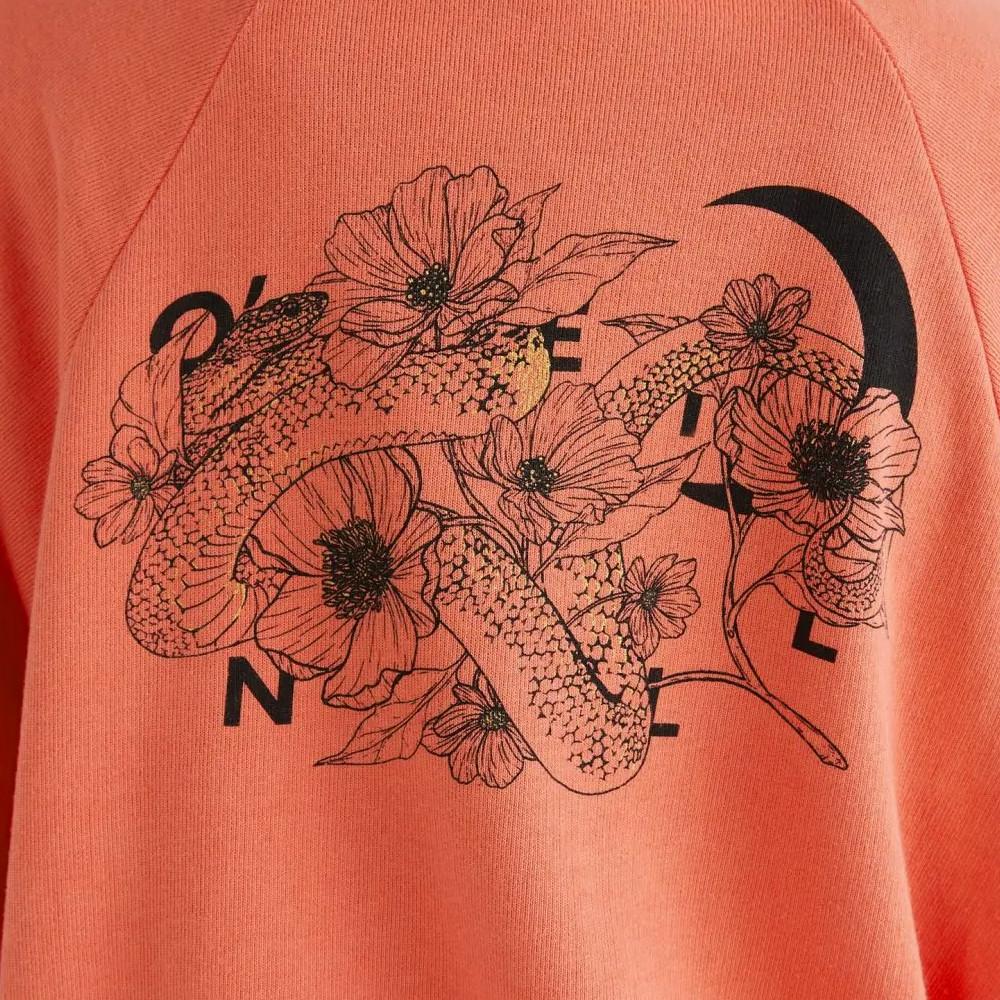 O'Neill Sweat zippé Corail Femme O'Neill Sunrise