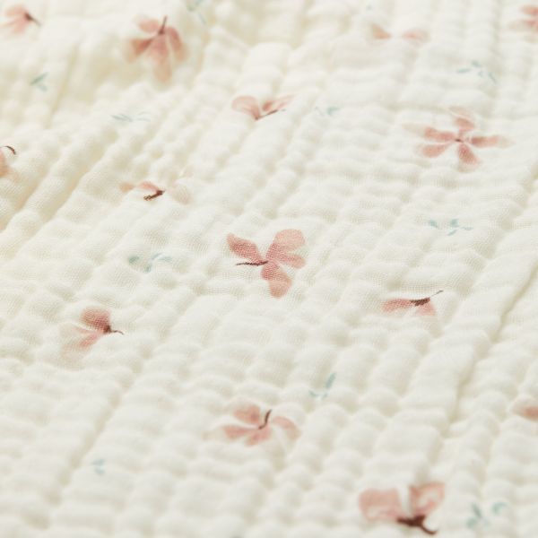 Cam Cam Copenhagen Windflower Wiegdeken - 100 x 100 cm - Creme