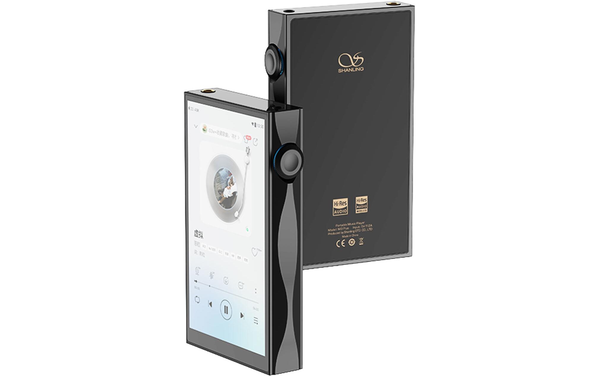 HiRes-Player M3 Plus Schwarz<br>High-Resolution-Musik-Player