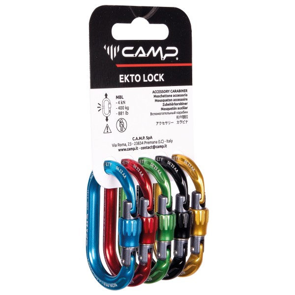 C.A.M.P. - Rack Pack Ekto Lock - Mousqueton auxiliaire