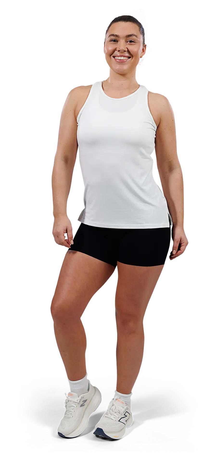 Milano Sleeveless Top Dame White