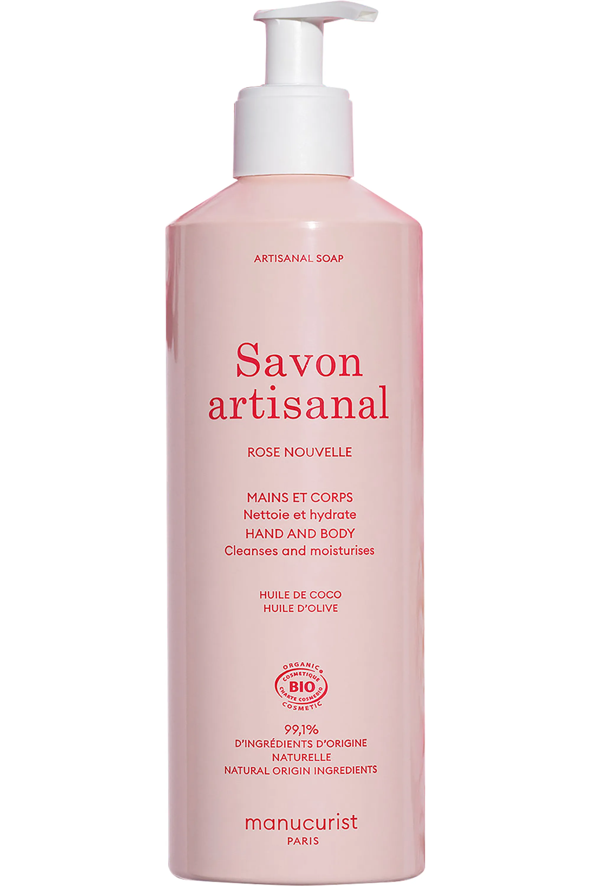 Manucurist Savon corps et mains Rose nouvelle-500 ml