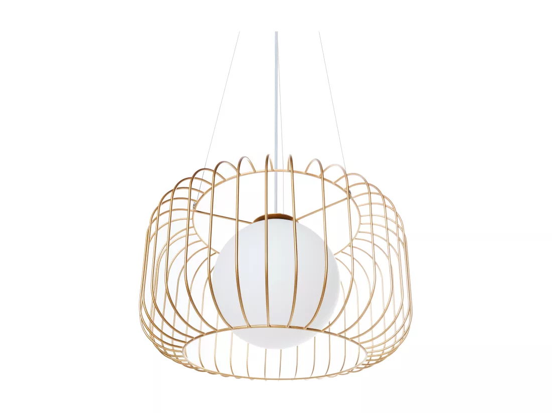 Lampe suspension BAIROA Métal Doré
