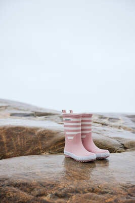 Nordbjørn Dagg Gummistøvler, Rosa/Hvit