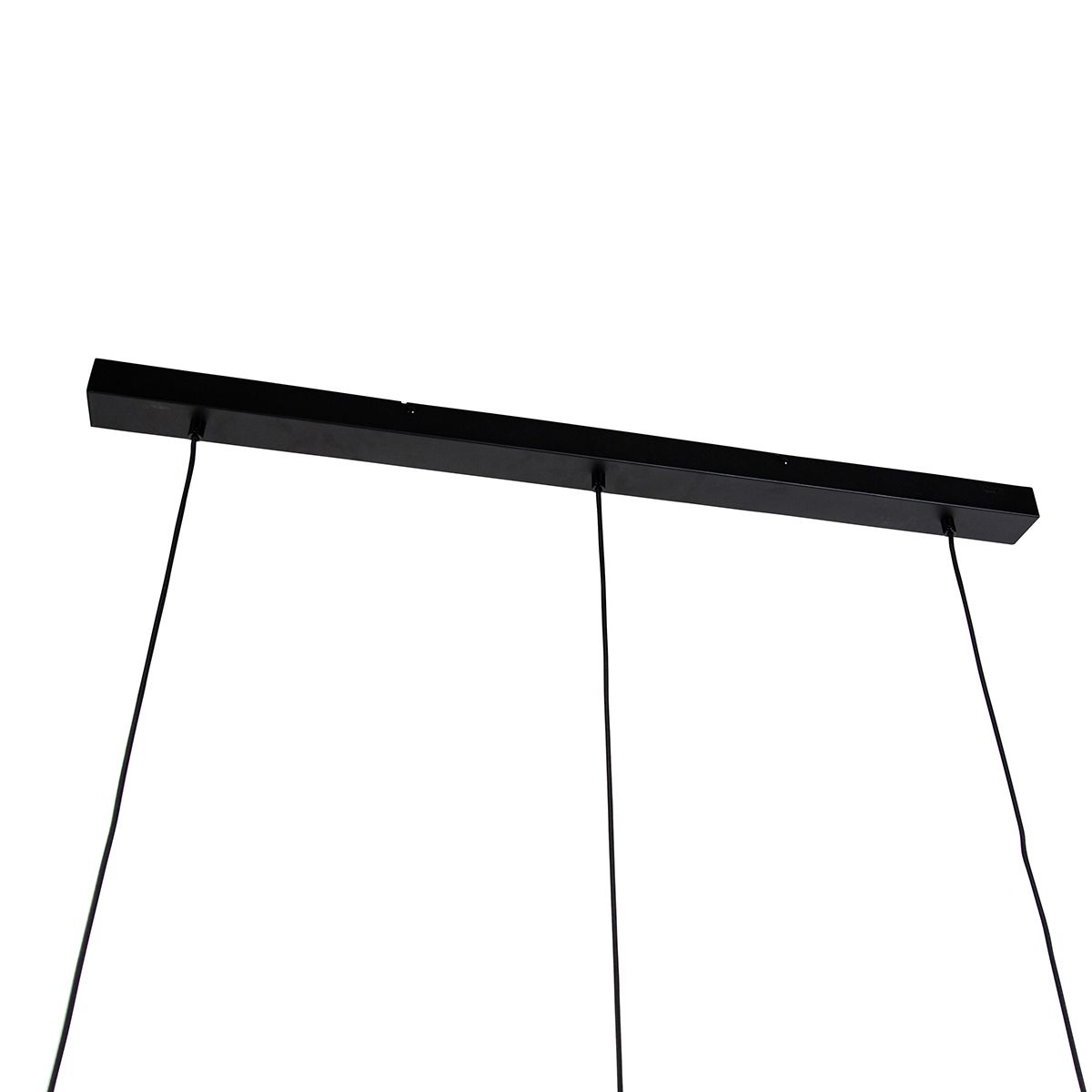 Moderne hanglamp zwart met grijs beton 3-lichts - Eton