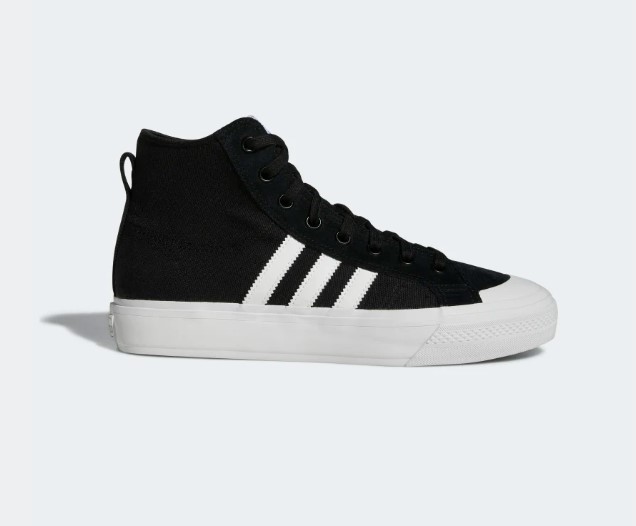 Adidas Skateboarding Nizza Hi ADV Core Blk Cloud WhtBliss Blue 5 US