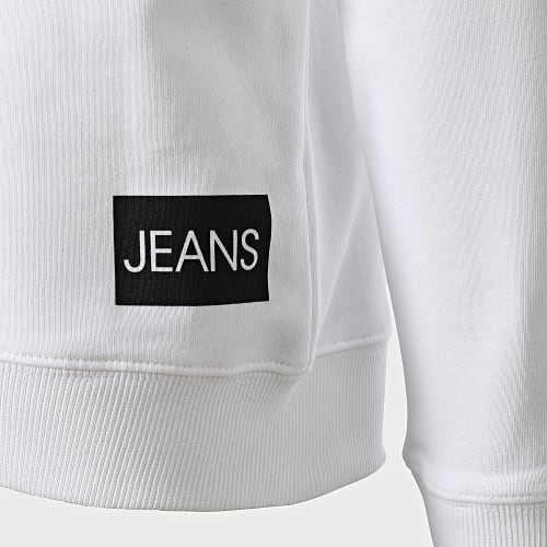 Sweat Crewneck Enfant Institutional Logo 0163 Blanc