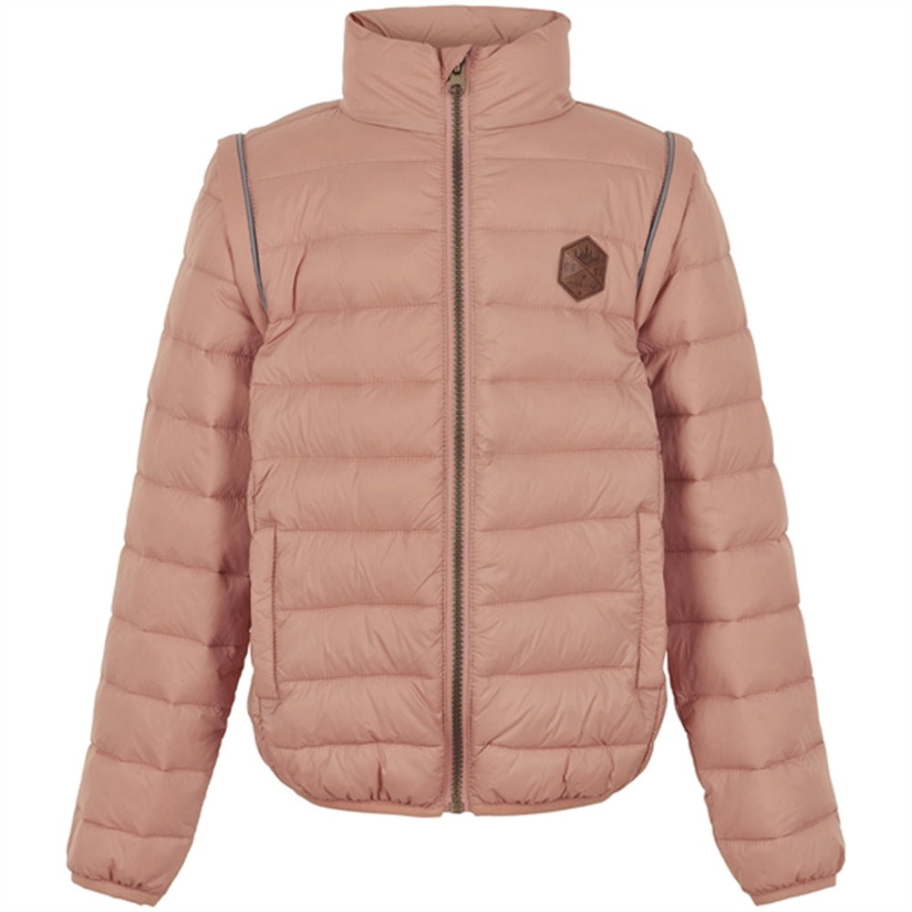 Nylon puffer 2i1 Jakke Tawny Brown