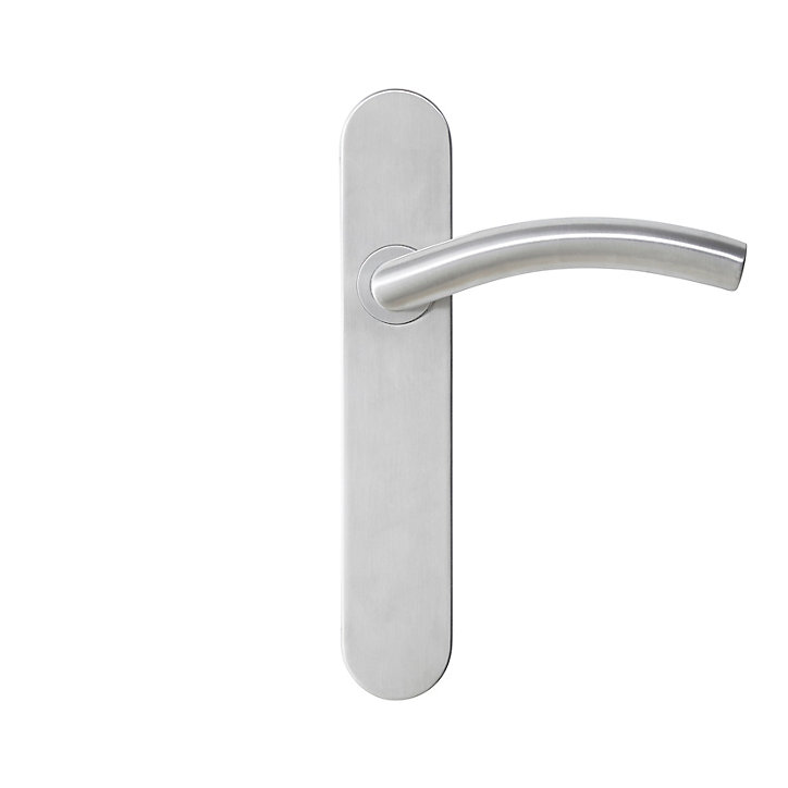 Ensemble poignées de porte sans trou 195 COLOURS Lagow chrome