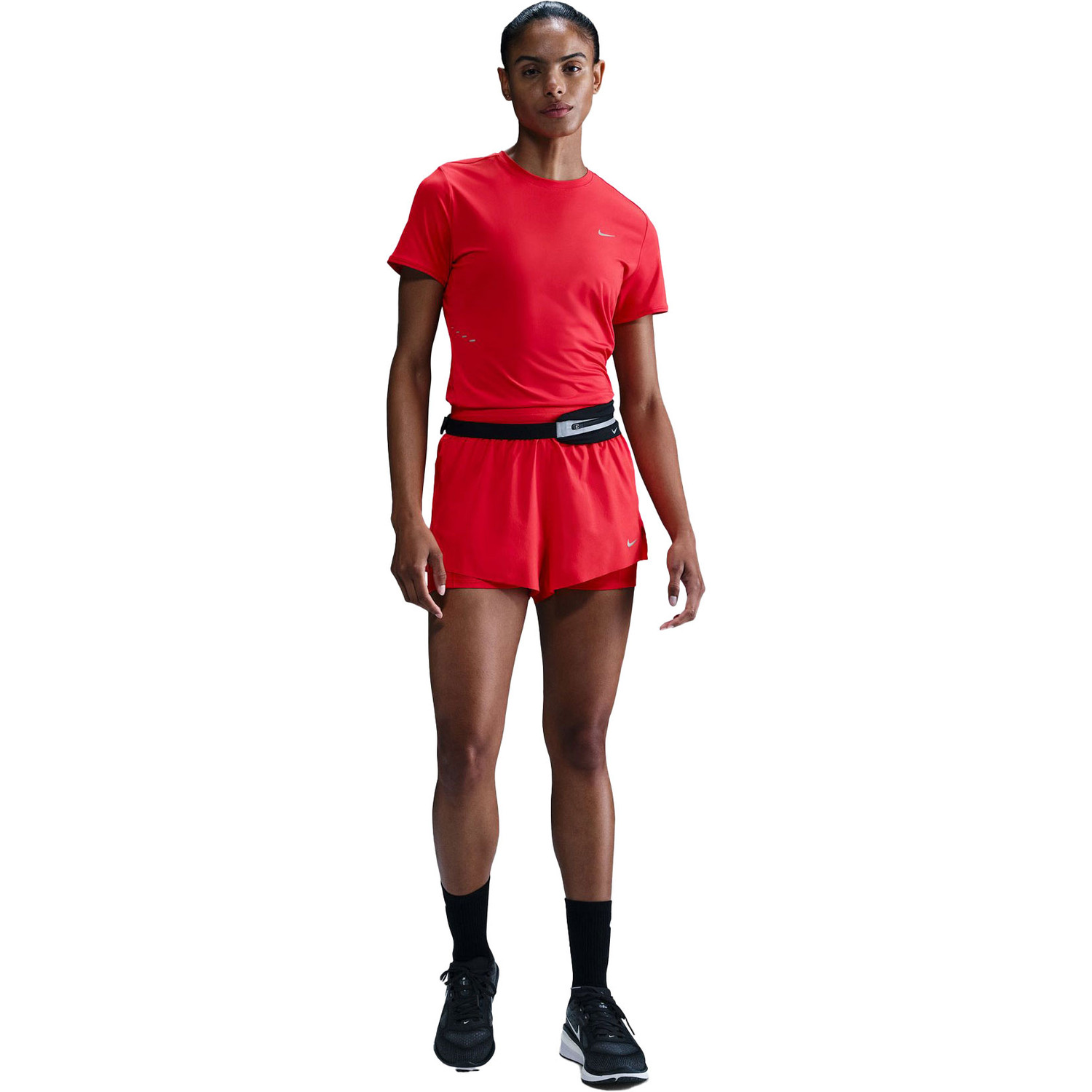 Nike Shirt 2in1 Short Set Dames
