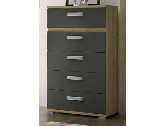 PEGANE - Chiffonnier commode meuble de rangement - l. 60 x p. 39.6 x...