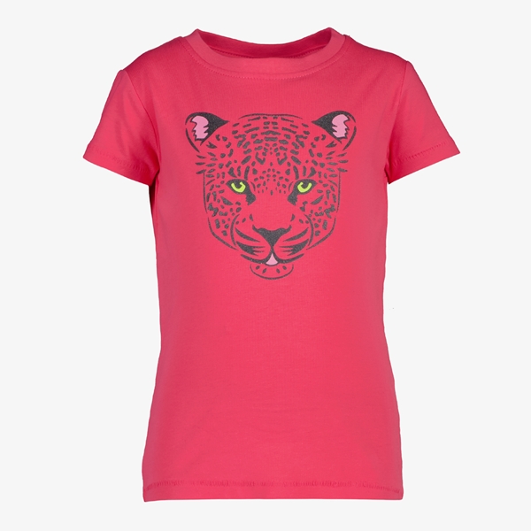 TwoDay meisjes T-shirt met panterkop