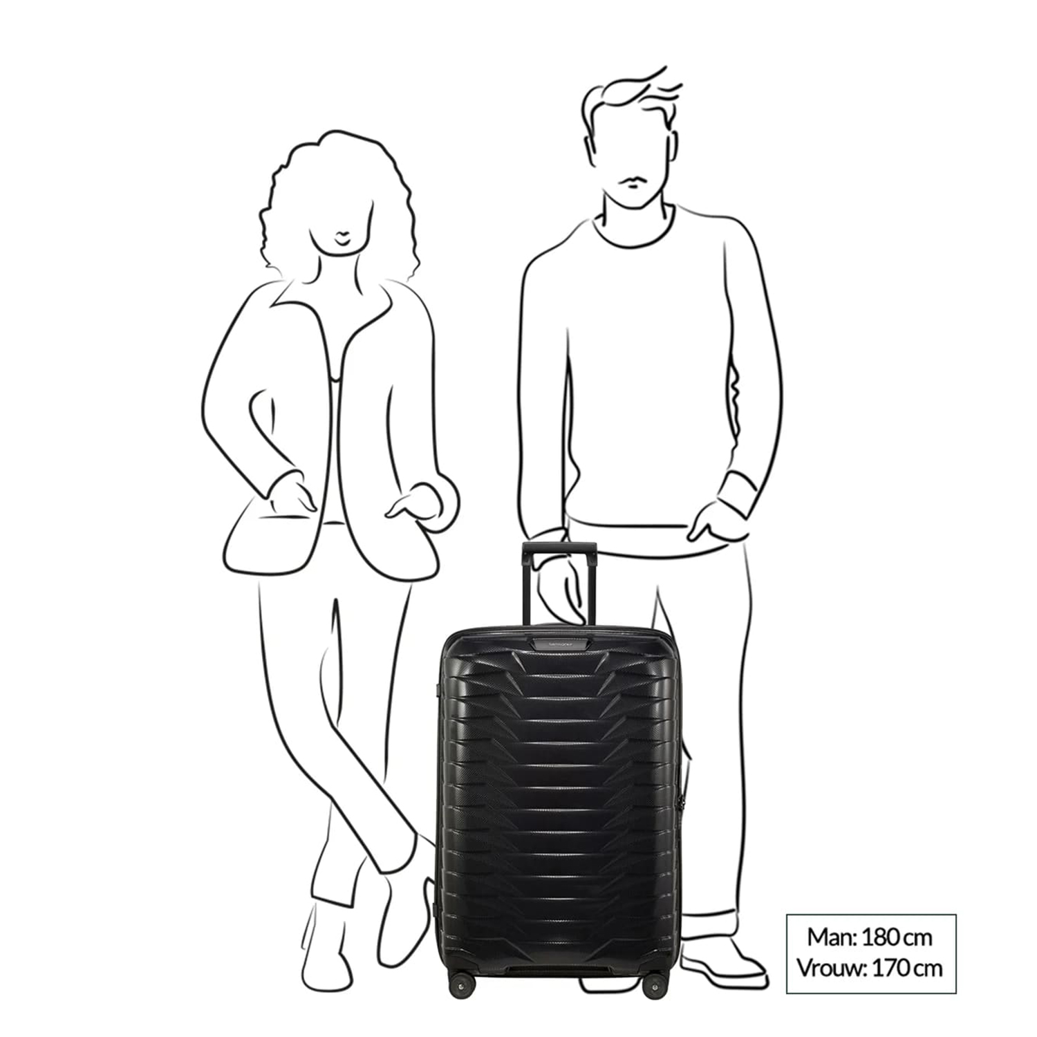 Samsonite Proxis Spinner 75 matt graphite