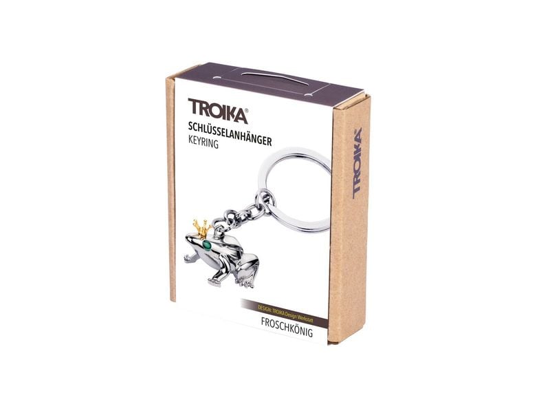 Troika Schlüsselanhänger Froschkönig Froschkönig Frosch-Schlüsselring