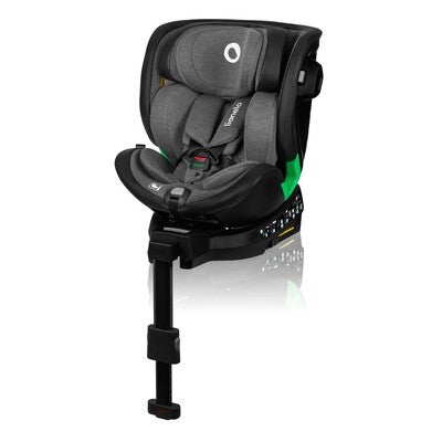 Lionelo Harmony i-Size Bilstol, Grey Graphite Leather