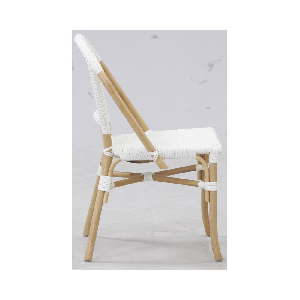Chaise d'extérieur en rotin et résine (lot de 4)