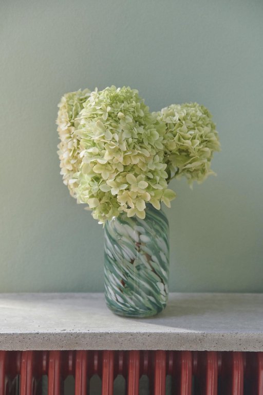 Hay Splash vaas small Green Swirl