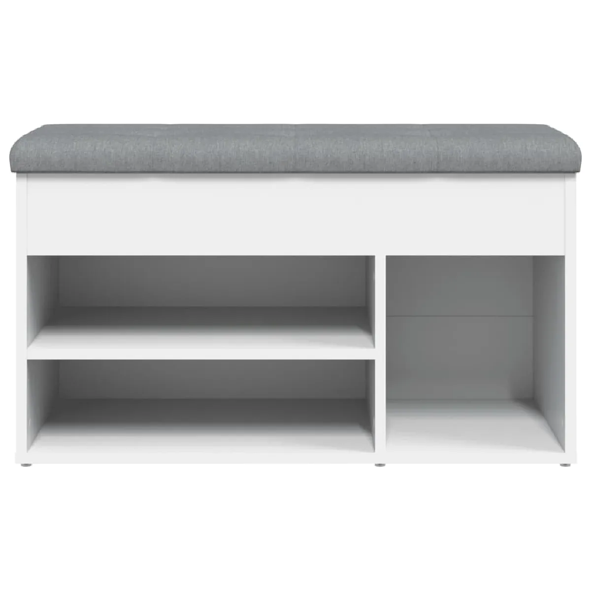 Decoshop26 Banc à Chaussures Blanc