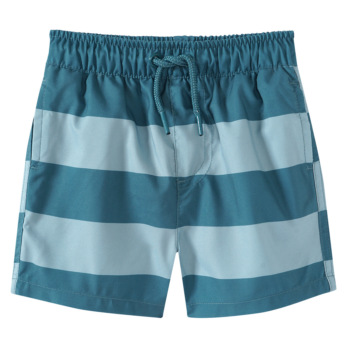 Famy Baby Badeshorts mit Streifen dunkeltürkis / helltürkis
