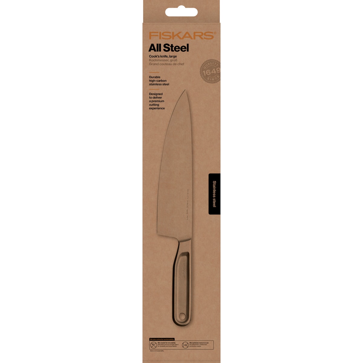 All Steel kockkniv 20 cm
